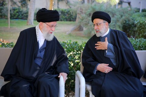 تصاویر از رهبر معظم انقلاب و شهید حجت‌‌الاسلام والمسلمین سیدابراهیم رئیسی