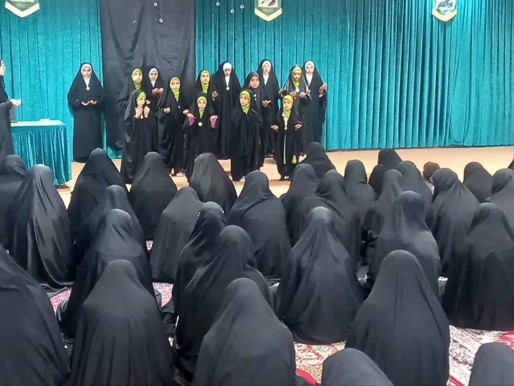 عزاداری حوزه های علمیه خواهران اردبیل در پی شهادت رئیس جمهور خادم ملت