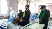 فیلم| حضور خدام حرم رضوی در مرکز دیالیز دانشگاه علوم پزشکی کاشان