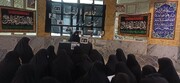 کلیپ| برگزاری مراسم عزاداری شهدای خدمت در مدرسه علمیه الزهرا (س) اراک
