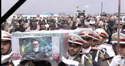 ایرانی صدر اور ان کے ساتھیوں کا جنازہ تہران کے مہرآباد ایئرپورٹ پر پہنچا