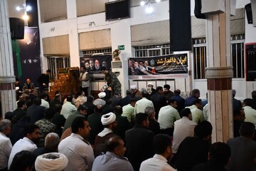 فیلم| مراسم گرامیداشت شهادت رئیس جمهور  همراهان وی در خوی