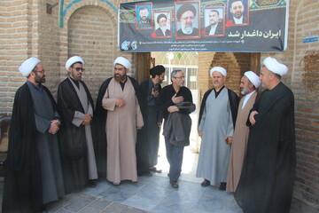 تصاویر / مراسم بزرگداشت شهدای راه خدمت در حوزه علمیه استان قزوین