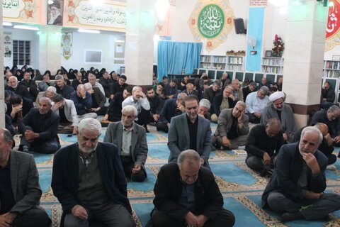 تصاویر/ مراسم بزرگداشت شهدای خدمت در مسجد بقیة الله ارومیه