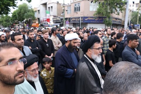 تصاویر / مراسم گرامیداشت رئیس جمهور شهید حضرت آیت الله رئیسی وهمراهان در قزوین