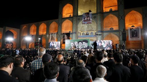 تصاویر/حسینبه ایران غرق در عزای سیدالشهدای خدمت
