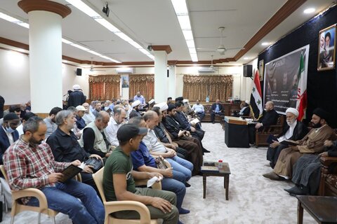 إقامة مجلس تأبين في مكتب الإمام الخامنئي في سوريا بمناسبة استشهاد رئيسي ورفاقه