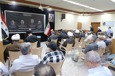 إقامة مجلس تأبين في مكتب الإمام الخامنئي في سوريا بمناسبة استشهاد رئيسي ورفاقه