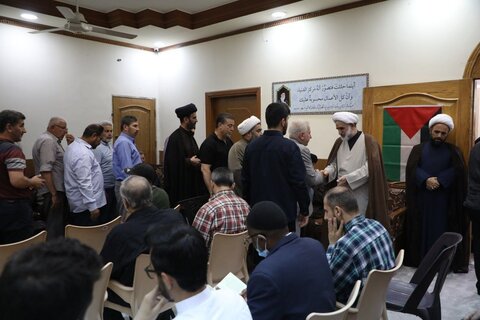 إقامة مجلس تأبين في مكتب الإمام الخامنئي في سوريا بمناسبة استشهاد رئيسي ورفاقه