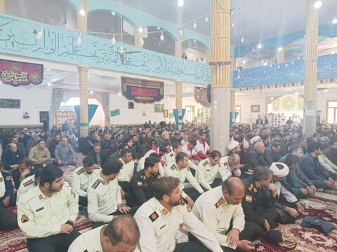 تصاویر/ حضور حوزویان مدرسه علمیه امام صادق (ع) بیجار در مراسم یادبود شهید حجت الاسلام و المسلمین رئیسی
