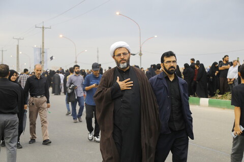 مشاهد من تشييع الشهيد رئيسي ومرافقيه في مدينة قم