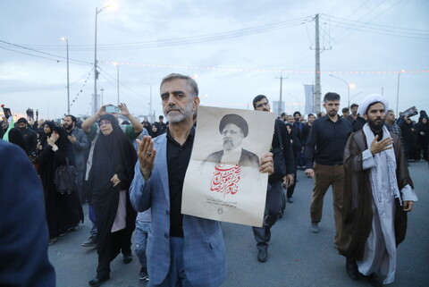 تصاویر /وداع با رییس جمهور شهید در قم