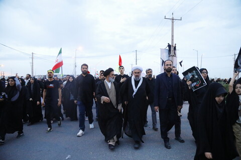 مشاهد من تشييع الشهيد رئيسي ومرافقيه في مدينة قم