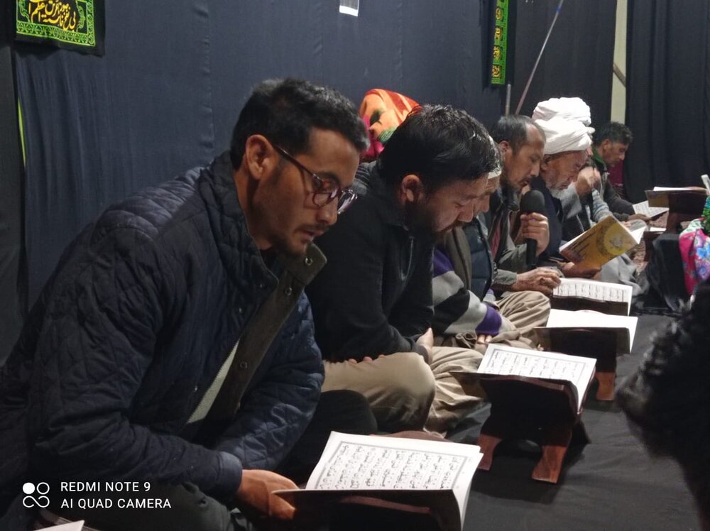 کرگل میں شہدائے خدمت کی یاد میں مجلسِ عزاء اور قرآنی خوانی کا اہتمام