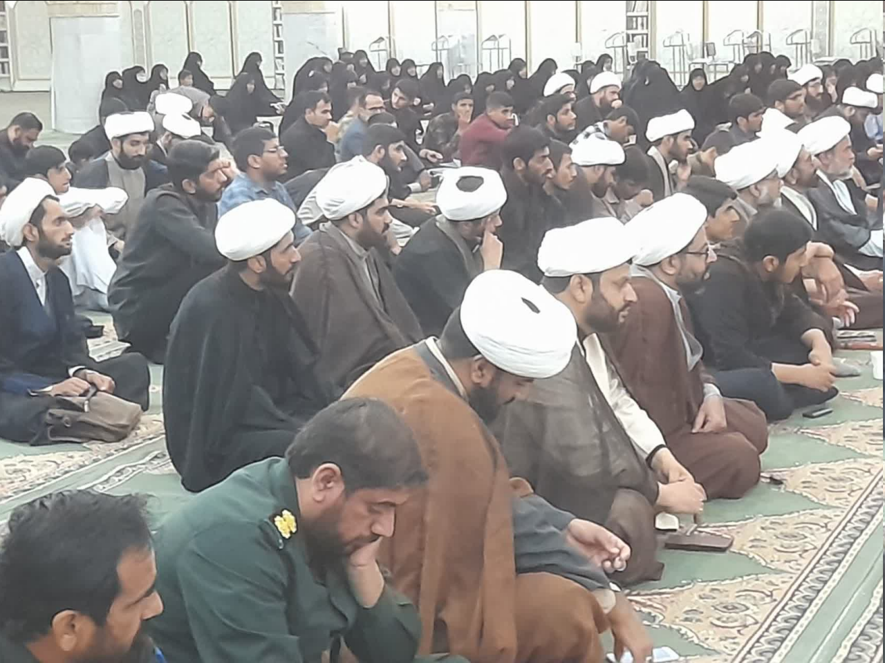 آیین بزرگداشت شهادت رئیس جمهور و هیئت همراه در زابل + عکس