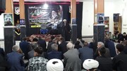 تصاویر/ مراسم بزرگداشت شهید  رئیسی و هیئت همراه ایشان در مدرسه علمیه نقده