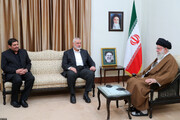 دیدار آقای اسماعیل هنیه رئیس دفتر سیاسی حماس با رهبر انقلاب
