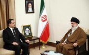 सुप्रीम लीडर से इराक़ी प्रधान मंत्री शियाअ अस्सूदानी की मुलाक़ात/फोटो
