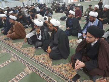 آیین بزرگداشت شهادت رئیس جمهور و هیئت همراه در زابل + عکس