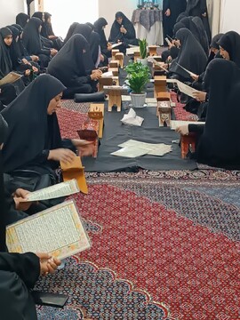 کلیپ| مراسم یادبود شهید جمهور و همراهان ایشان در مدرسه علمیه الهیه ساوه