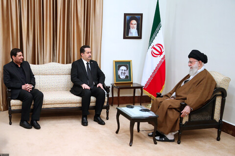 تصاویر/ دیدار نخست وزیر عراق با رهبر انقلاب