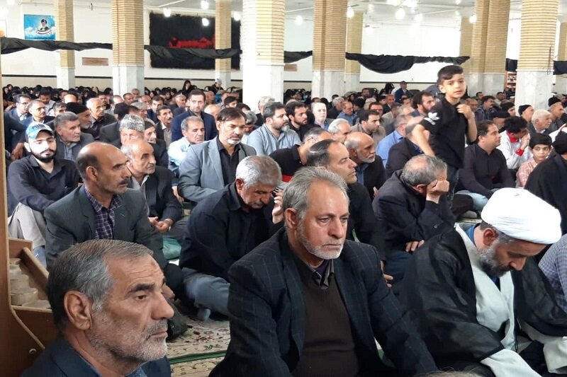 آیین بزرگداشت شهادت رئیس جمهور و هیئت همراه در هرسین+ عکس