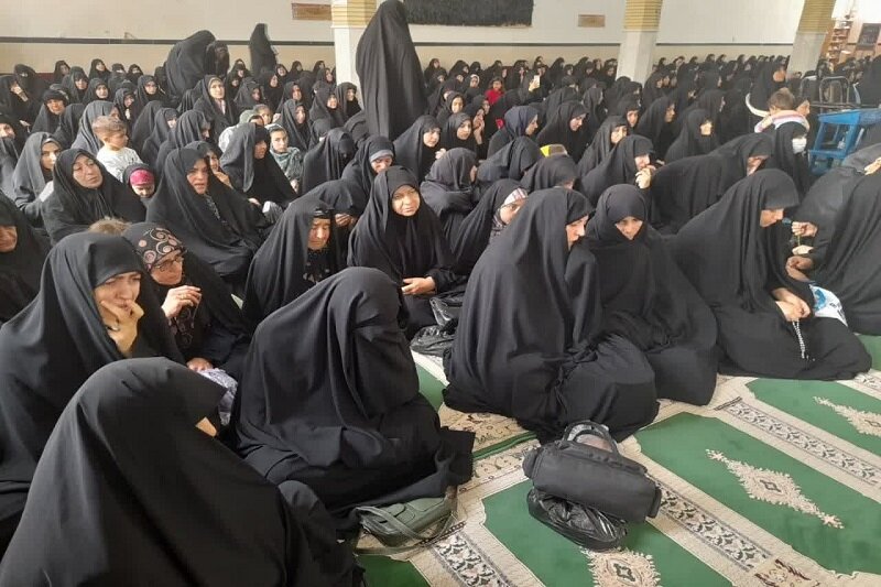 آیین بزرگداشت شهادت رئیس جمهور و هیئت همراه در هرسین+ عکس