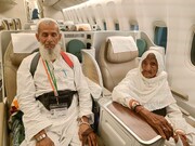 حج 2024 : ہندوستانی معمر ترین خواتین 99 سالہ اصغری اور 98 سالہ چندری سفر حج پر مدینہ منورہ روانہ