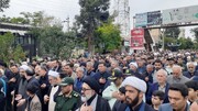 تصاویر/ تجمع عزاداری مردم پارس آباد به مناسبت شهادت رئیس جمهور