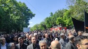آغاز مراسم وداع و تشییع پیکر شهید آل هاشم در تبریز