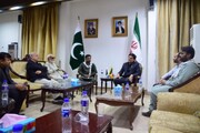 آئی ایس او کے وفد کا ایرانی قونصل خانے کا دورہ؛ اظہارِ تعزیت+تصویری رپورٹ