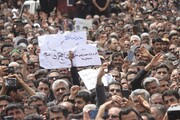 تصاویر/ مراسم تشییع پیکر رئیس جمهور شهید در بیرجند