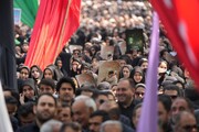 تصاویر/ تجمع بزرگ مردم ارومیه در گرامی‌داشت یاد و خاطره رئیس جمهور و شهدای همراه