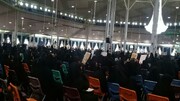 تصاویر/ حضور طلاب مدرسه علمیه حضرت زهرا (س) سنجان در حماسه سوم خرداد در اراک