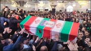 ایرانی وزیر خارجہ شہید حسین امیر عبداللہیان حرم شاہ عبدالعظیم حسنی میں سپرد خاک