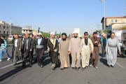 تصاویر/ حضور روحانیون اهل سنت کردستان در مراسم تشیع شهید حجت الاسلام والمسلمین رئیسی