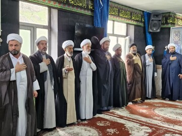 فیلم| مراسم بزرگداشت شهدای خدمت در حوزه علمیه ماکو