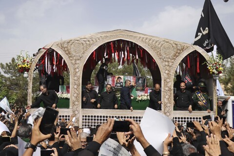 مراسم تشییع شهید جمهور در بیرجند