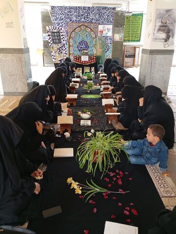 مراسم گرامیداشت شهدای خدمت در مدرسه علمیه الزهرا (س) شاهین دژ