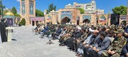 تصاویر/ حضور جمعی از نظامیان اردبیل در گلزار شهدای اردبیل به مناسبت سالروز آزاد سازی خرمشهر