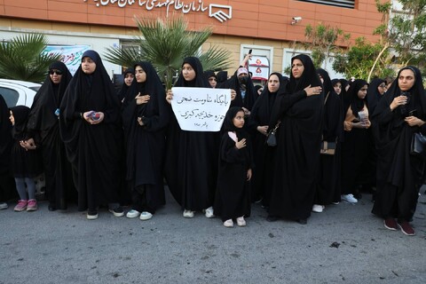 تصاویر/ زنجیرزنی و دمام زنی بوشهری‌ها در فراق شهدای خدمت