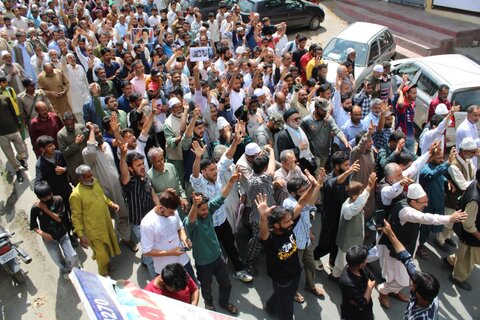 انجمنِ شرعی کے تحت شہدائے خدمت کی یاد میں ریلی