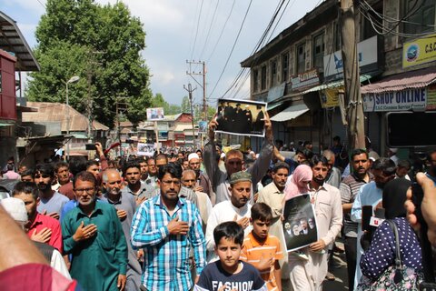 انجمنِ شرعی کے تحت شہدائے خدمت کی یاد میں ریلی