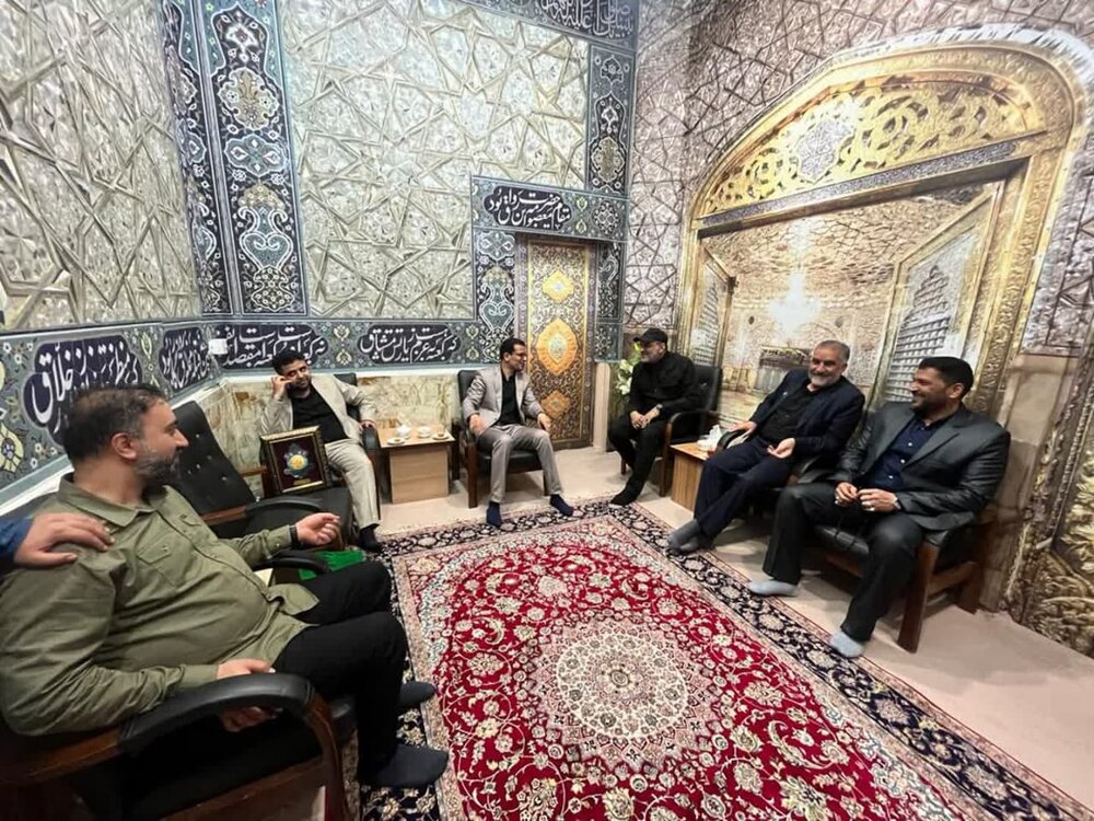 تسلیت دبیر کل کتائب سید الشهدا عراق به خادمان کریمه اهل بیت+تصاویر