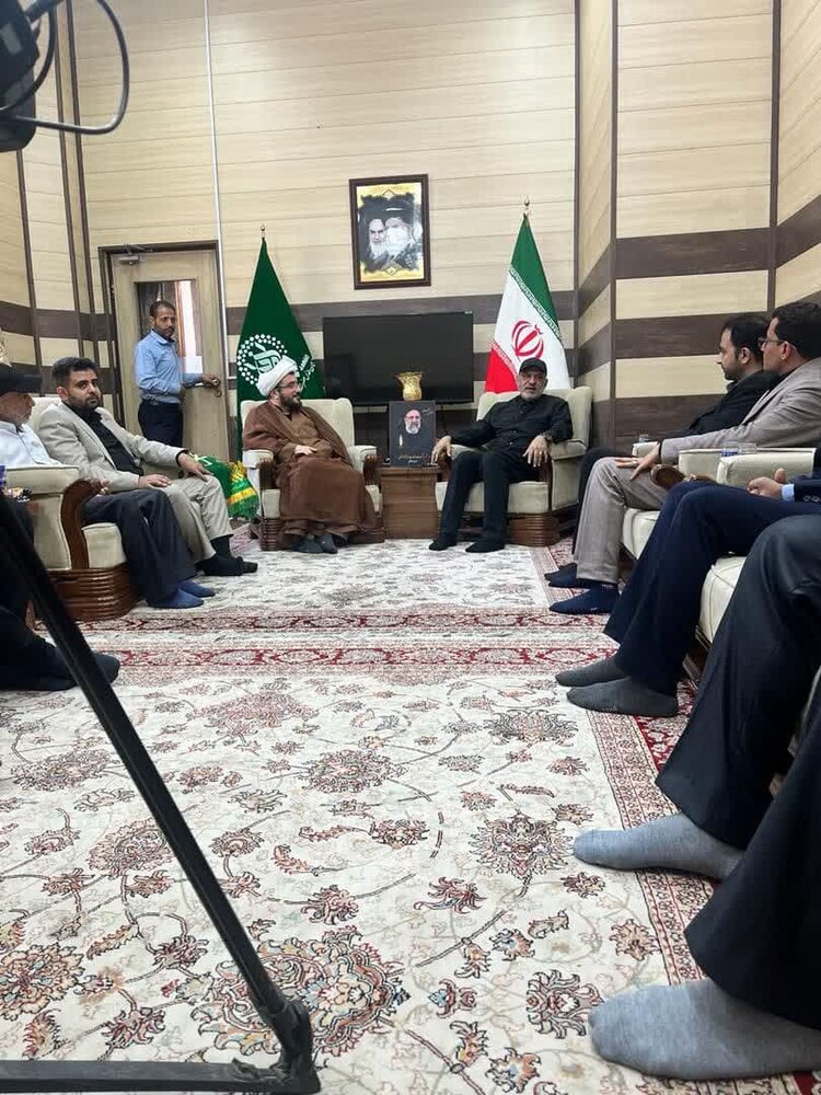 تسلیت دبیر کل کتائب سید الشهدا عراق به خادمان کریمه اهل بیت+تصاویر