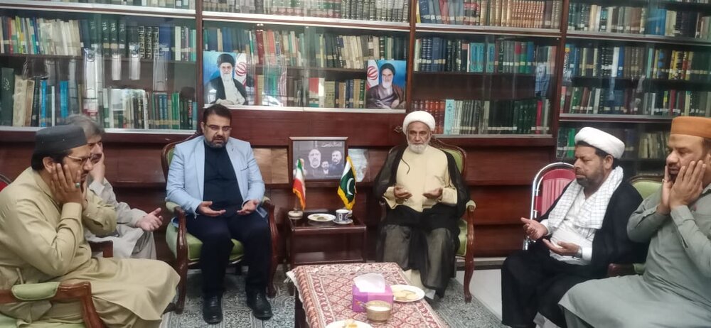 شیعہ علماء کونسل پاکستان کے مرکزی نائب صدر کی کے پی کے گورنر سے ملاقات اور خانۂ فرہنگ ایران کا دورہ