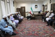 تسلیت جمعی از اعضای شورای جماعت تبلیغ سیستان و بلوچستان در پی شهادت رئیس جمهور