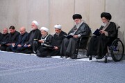 صدر ایران اور ان کے ساتھیوں کو خراج عقیدت پیش کرنے کے لیے مجلس، رہبر انقلاب کی شرکت+تصاویر