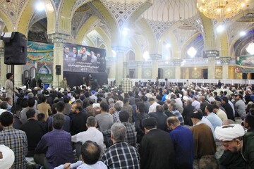 تصاویر/ بزرگداشت شهدای خدمت از سوی مهاجرین افغانستانی قم با حضور سفیر ایران در کابل