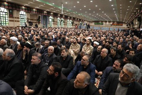 تصاویر/ مراسم عزاداری رئیس جمهور شهید در حسینیه ثارالله اردبیل